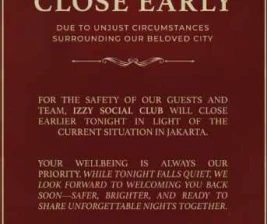 IZZY SOCIAL CLUB GUNAWARMAN JAKARTA  SUNDAY