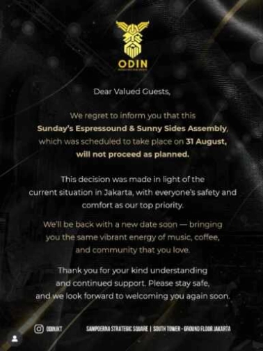 ODIN JAKARTA - SUNDAY