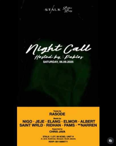 STALK SCBD JAKARTA - NIGHT CALL
