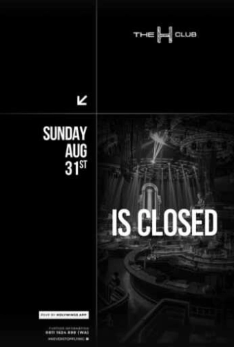 THE H CLUB SCBD JAKARTA - SUNDAY