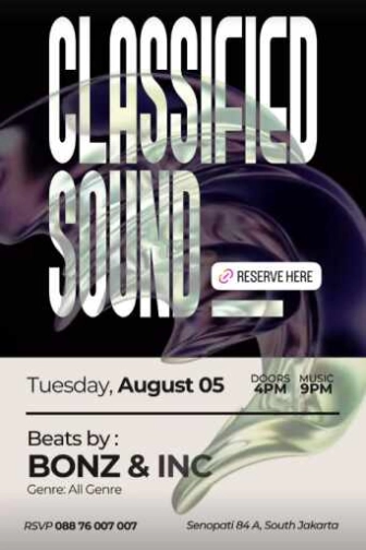007 COCKTAIL & WHISKY BAR SENOPATI JAKARTA - CLASSIFIED SOUND