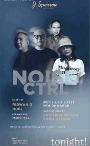 J SPARROW KUNINGAN JAKARTA - NOISE CTRL