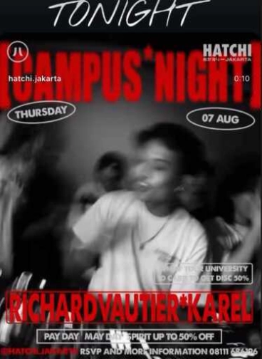 HATCHI PONDOK INDAH JAKARTA - CAMPUS NIGHT