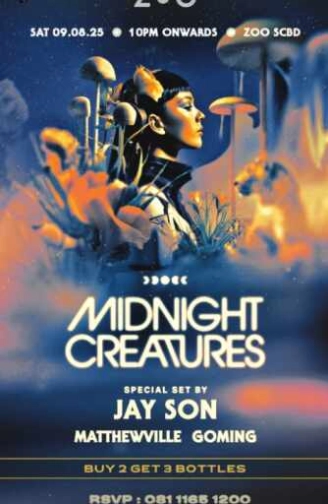ZOO SCBD JAKARTA - MIDNIGHT CREATURES