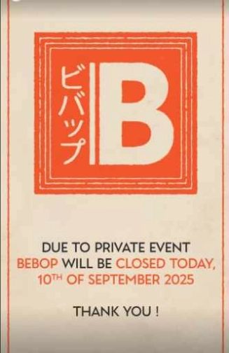 BEBOP JAKARTA - WEDNESDAY