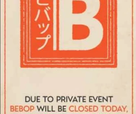 BEBOP JAKARTA  WEDNESDAY