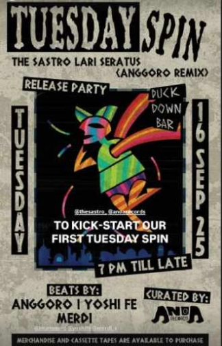 DUCK DOWN GUNAWARMAN JAKARTA - TUESDAY SPIN