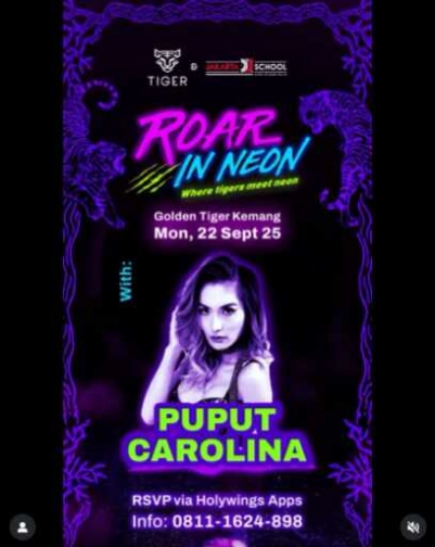 GOLDEN TIGER KEMANG JAKARTA - ROAR IN NEON