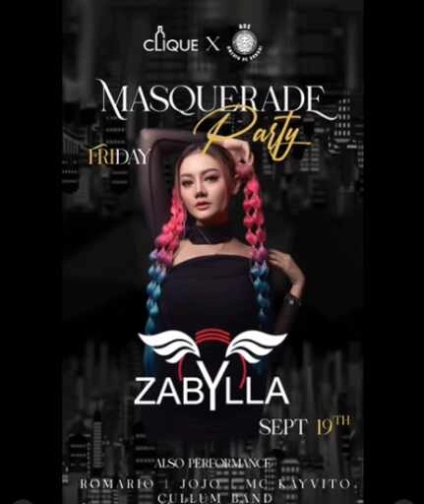CLIQUE SPOT GADING SERPONG - MASQUERADE PARTY