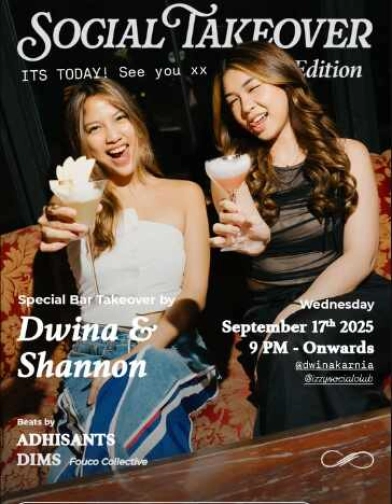 IZZY SOCIAL CLUB GUNAWARMAN JAKARTA - SOCIAL TAKEOVER