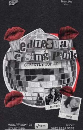 LUCY IN THE SKY SPARK SENAYAN JAKARTA - WEDNESDAY WE SING PINK