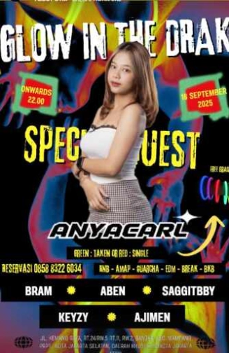 NU CHINA KEMANG JAKARTA - GLOW IN THE DARK