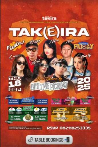 TEKIRA BLOK M JAKARTA - THURSDAY