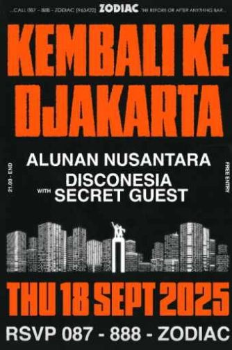ZODIAC SENOPATI JAKARTA - KEMBALI KE DJAKARTA