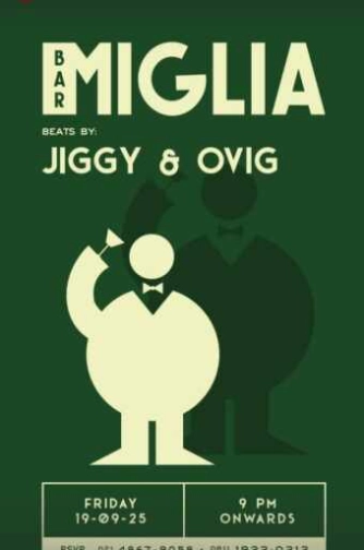 BAR MIGLIA SENOPATI JAKARTA - FRIDAY