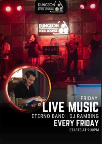 DUNGEON POOL LOUNGE KEMANG JAKARTA - FRIDAY