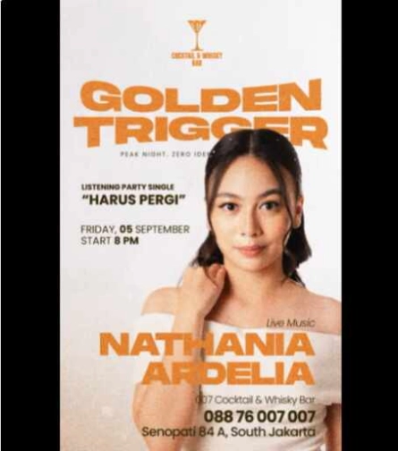 007 COCKTAIL & WHISKY BAR SENOPATI JAKARTA - GOLDEN TRIGGER
