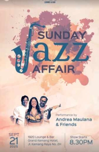 1920 LOUNGE KEMANG JAKARTA - SUNDAY JAZZ AFFAIR