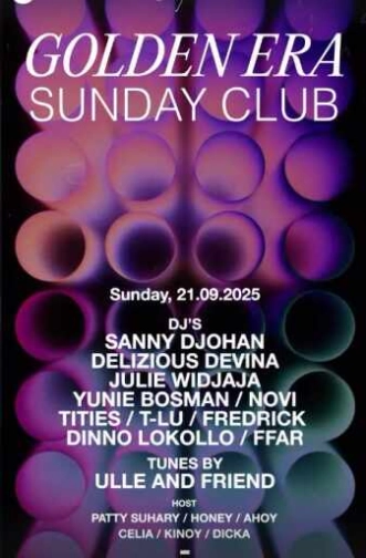 STALK SCBD JAKARTA - GOLDEN ERA SUNDAY CLUB