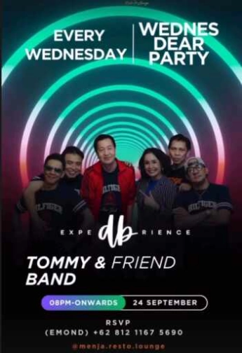 MENJA RESTO & LOUNGE PONDOK INDAH JAKARTA - WEDNES DEAR PARTY