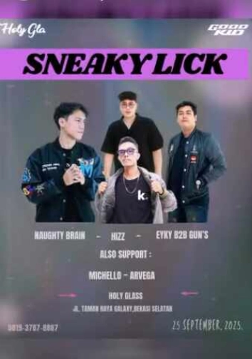 HOLY GLASS BEKASI - SNEAKY LICK