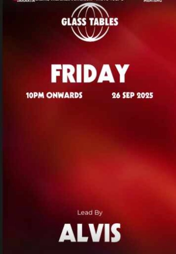 GLASS TABLES MENTENG JAKARTA - FRIDAY