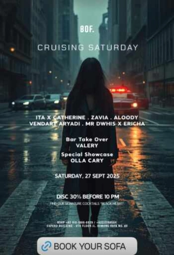 BOF KEMANG JAKARTA - CRUISING SATURDAY