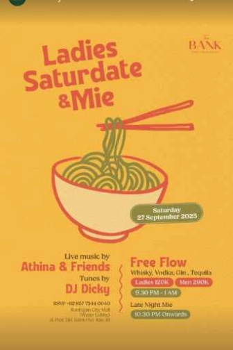 THE BANK KUNINGAN JAKARTA - LADIES SATURDATE