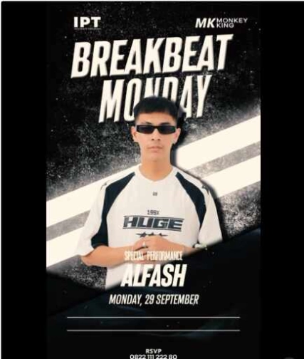 MONKNEY KING BAR & LOUNGE GADING SERPONG - BREAKBEAT MONDAY
