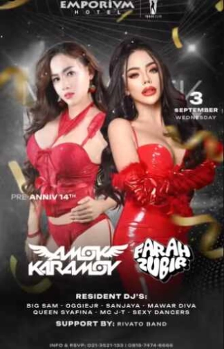 EMPORIUM TEASE CLUB JAKARTA - WEDNESDAY