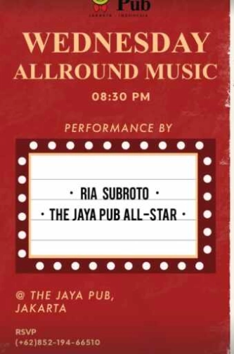 JAYA PUB MENTENG JAKARTA - WEDNESDAY