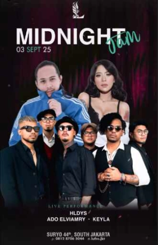 LUFRE BAR & LOUNGE SENOPATI JAKARTA - MIDNIGHT JAM
