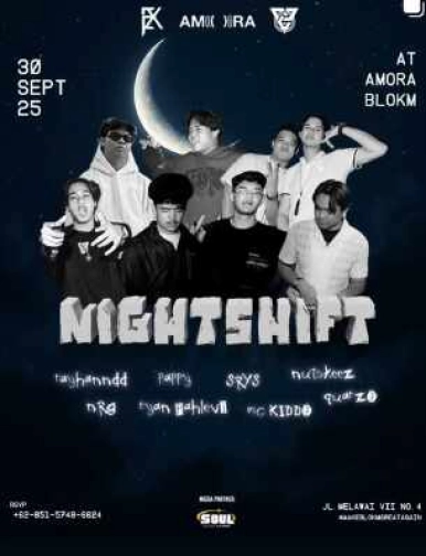 AMORA BLOK M JAKARTA - NIGHT SHIFT