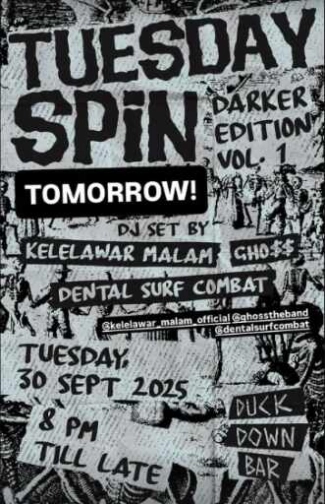 DUCK DOWN GUNAWARMAN JAKARTA - TUESDAY SPIN