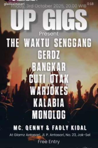 GLAMZ ANTASARI  JAKARTA - UP GIGS