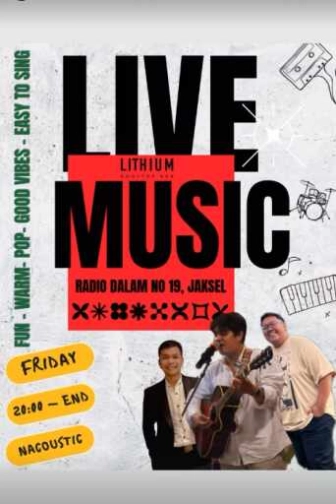 LITHIUM ROOFTOP JAKARTA - FRIDAY