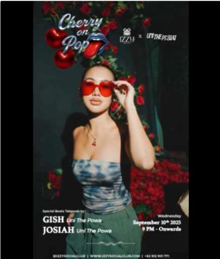 IZZY SOCIAL CLUB GUNAWARMAN JAKARTA - CHERRY ON POP