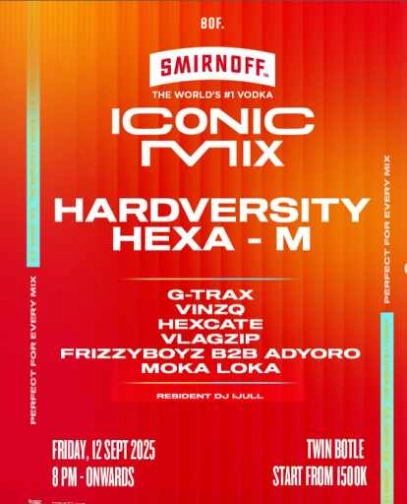 BOF KEMANG JAKARTA - 🔥 ICONIC MIX by Smirnoff 🔥