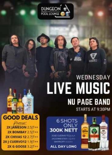 DUNGEON POOL LOUNGE JAKARTA - WEDNESDAY