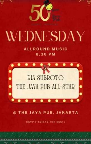 JAYA PUB MENTENG JAKARTA - WEDNESDAY ALL ROUND MUSIC