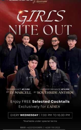 J.SPARROW KUNINGAN JAKARTA - GIRLS NITE OUT