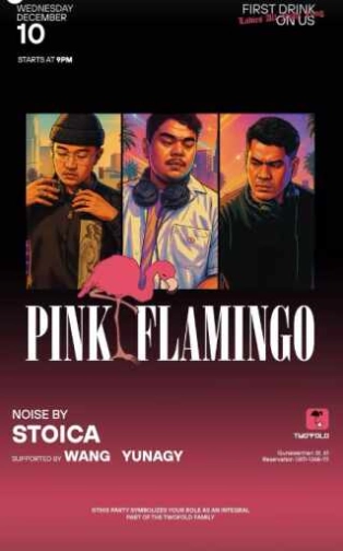 TWOFOLD GUNAWARMAN JAKARTA - PINK FLAMINGO