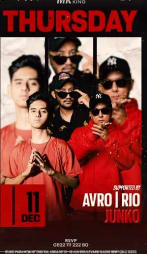 MONKEY KING BAR & LOUNGE GADING SERPONG - THURSDAY