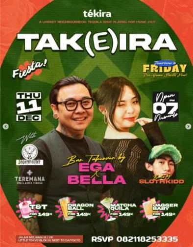 TEKIRA BLOK M JAKARTA - TAK(E)IRA 