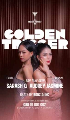 007 COCKTAIL & WHISKY BAR JAKARTA - GOLDEN TRIGGER