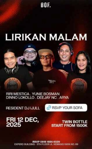 BOF KEMANG JAKARTA - LIRIKAN MALAM