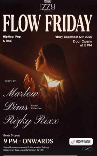 IZZY SOCIAL CLUB JAKARTA - FLOW FRIDAY