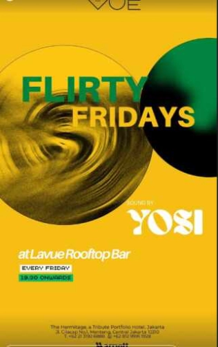 LA VUE ROOFTOP BAR JAKARTA - FLIRTY FRIDAYS
