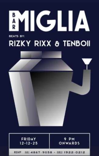 BAR MIGLIA SENOPATI JAKARTA - FRIDAY