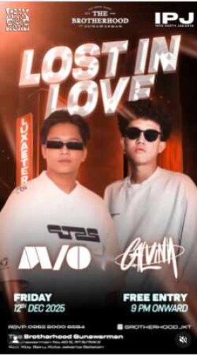 THE BROTHERHOOD GUNAWARMAN JAKARTA - LOST IN LOVE